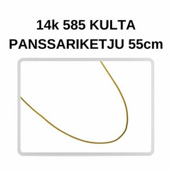Kulta Panssari riipusketju 55cm