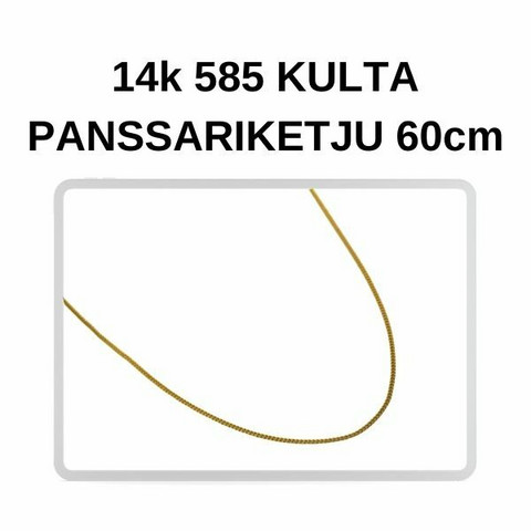 Kulta Panssari riipusketju 60cm