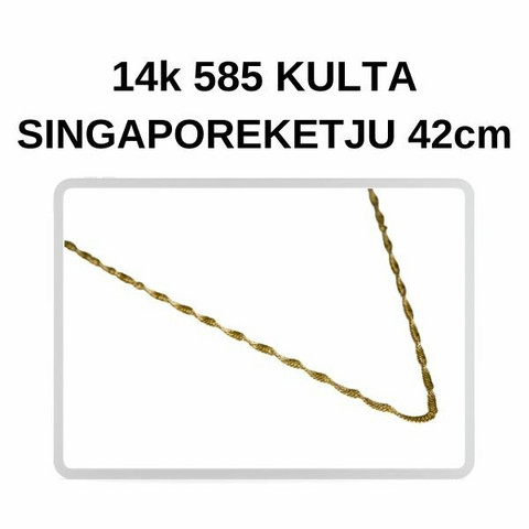 Kulta Singapore riipusketju 42cm