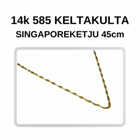 Kulta Singapore riipusketju 45cm