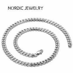 Nordic Jewelry 7mm teräskaulaketju KN200437