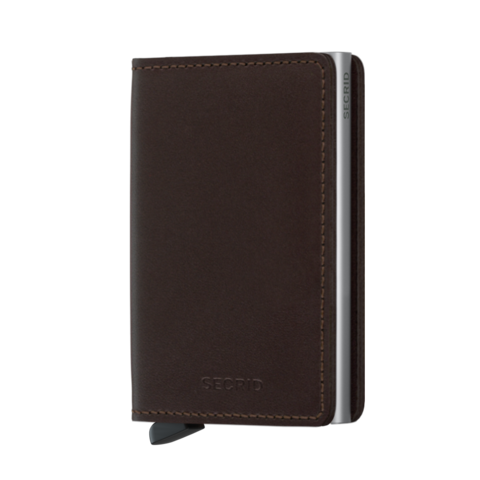 Secrid Slimwallet Original Dark Brown lompakko