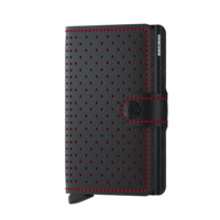 Secrid Miniwallet Perforated Black-Red lompakko