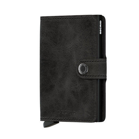 Secrid Miniwallet Black Vintage lompakko