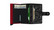 Secrid Miniwallet Prism Black Red lompakko
