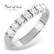 Beat of Love RO-7x0.08DW -timanttirivisormus 0.56ct | toimituskulut 0€
