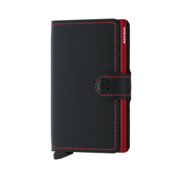 Secrid Miniwallet Matte Black & Red lompakko