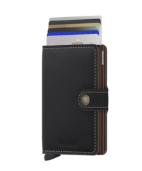 Secrid Miniwallet Saffiano Brown lompakko