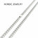 Nordic Jewelry 6mm teräskaulaketju KN203291