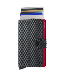 Secrid Miniwallet Cubic Black Red lompakko