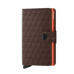 Secrid Miniwallet Optical Brown-Orange lompakko