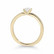 Beat of Love – Created Diamonds pyöreä solitaire 0.33ct G-H/VS timanttisormus R-9666LD keltakultaa