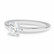 Beat of Love – Created Diamonds pyöreä solitaire 0.50 G/VS timanttisormus R-1934-050LDPDW valkokultaa