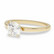 Beat of Love – Created Diamonds pyöreä solitaire 0.75 G/VS timanttisormus R-1934-075LD keltakultaa