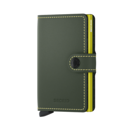 Secrid Miniwallet Matte Green-Lime lompakko