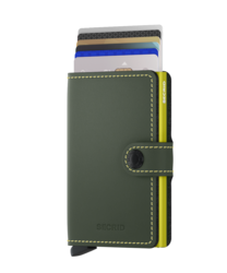 Secrid Miniwallet Matte Green-Lime lompakko
