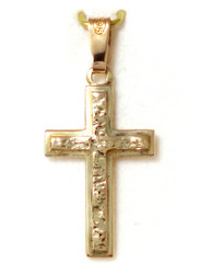 RMV-Korut Risti-riipus röpö 19mm korkea, keltakultaa 21407