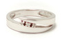 Timanttisormus, valkokultaa 0,05ct 23106