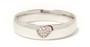 Timanttisormus, valkokultaa 0,02ct 23111