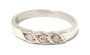 Timanttisormus, valkokultaa 0,06ct 23109