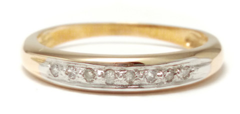 Timanttisormus, kultaa 0,06ct 23157