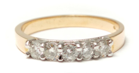 Timanttisormus, kultaa 0,09ct 23154