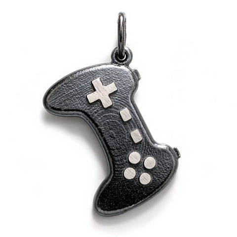 RMV-Korut Gamepad Mini-riipus, oksidoitu hopeaa