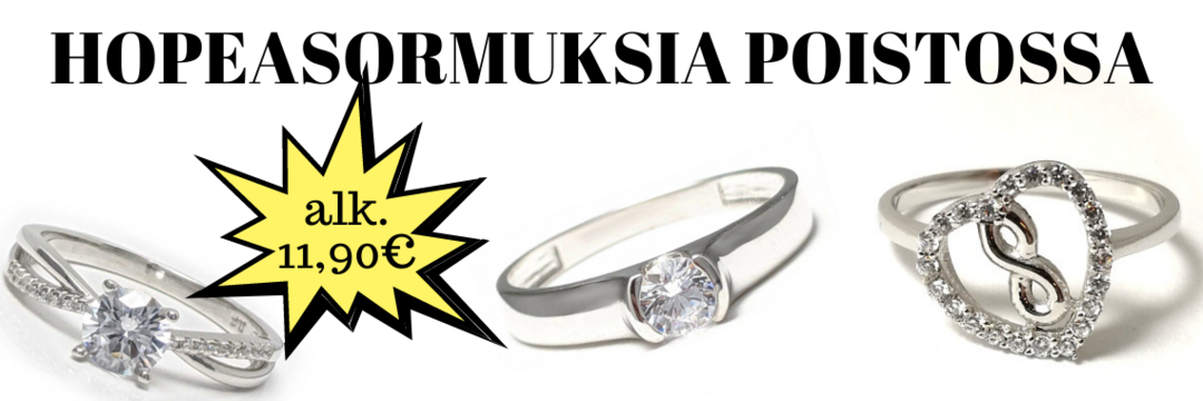Hopeasormuksia