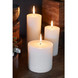 Rustic Basic Ivory Candle 10x10