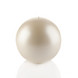 Velvet Ball Candle 10cm Pearl Balmuir