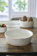 Pure Rattan Ceramic Bowl L