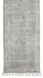 Twilight puuvillamatto harmaa 70x240cm