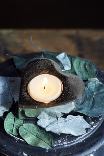 Happy Heart Tea Light Holder