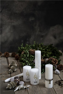Nordic Advent Candles White Lene Bjerre