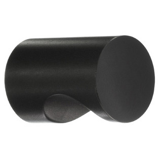 Knob aluminium 18 mm black