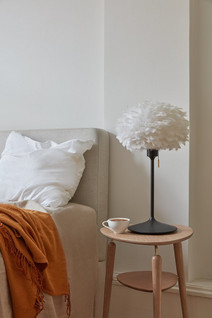 Champagne Table lamp Black