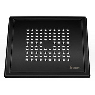 OUTLINE floor drain cover 20x20 Black