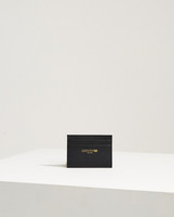Phoebe Premium Leather Card Holder, Black