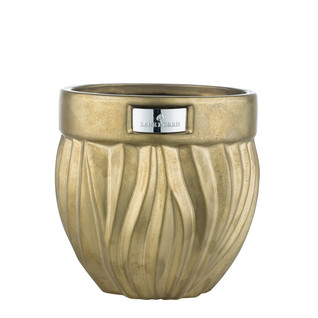 Flamia Flower Pot Antique Goldt  16 cm Lene Bjerre