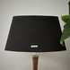 Chic Lampshade black gold 28x38