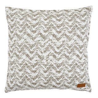 Worn zigzag  Tyynyliina 45x45 Beige