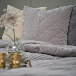 Chevron cushion cover simply taupe 50 x 50 cm
