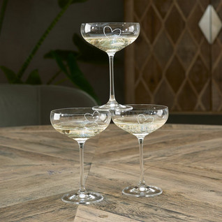With Love Champagne Coupe