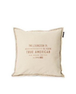 True American Cotton Canvas Pillow Cover