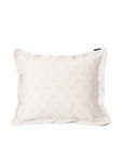 Light Beige/Pink Flower Print Cotton Sateen Pillowcase