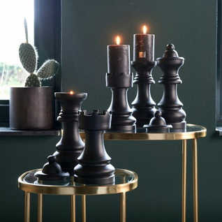 Chess Play Queen Candle Holder