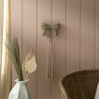 Rustic Rattan Pretty Bow Hook