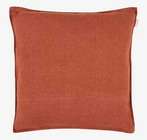 Sabina pellava tyynynpäällinen punainen 45 x 45 cm