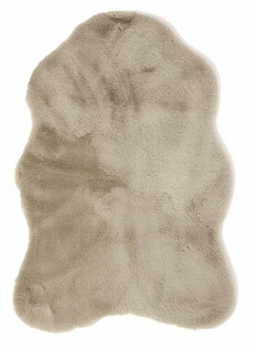 Fluffy fake sheep skin Taupe