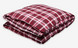Oxford check pussilakana Carbernet red 150x 210 cm